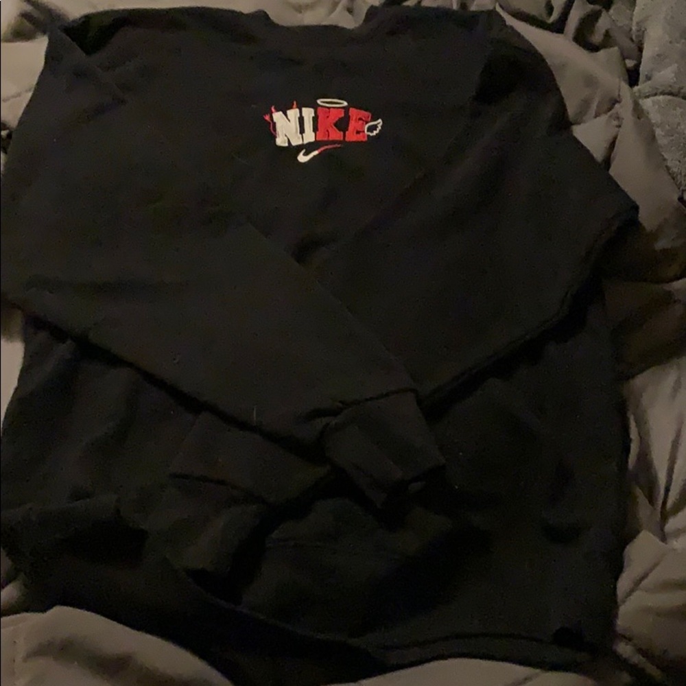 Angel/devil Nike crewneck
